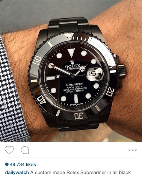 2017 rolex submariner black|rolex submariner all black price.